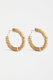 ELK - Nima Hoop Earring Natural