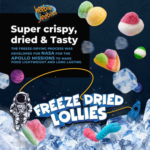 Freeze Dried Lollies - Sour Worms