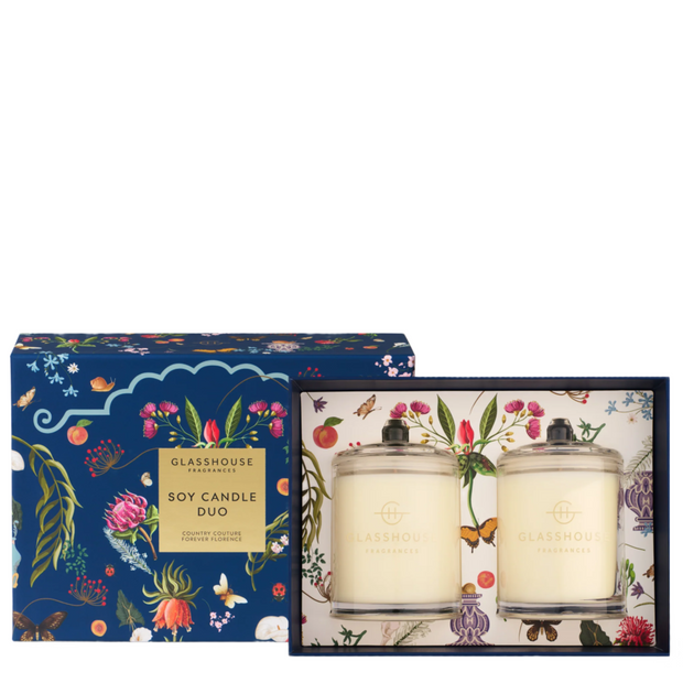 Glasshouse - Country Couture - Soy Candle Duo