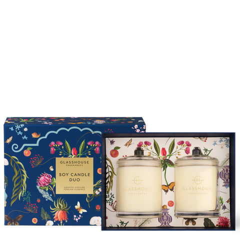 Glasshouse - Country Couture - Soy Candle Duo