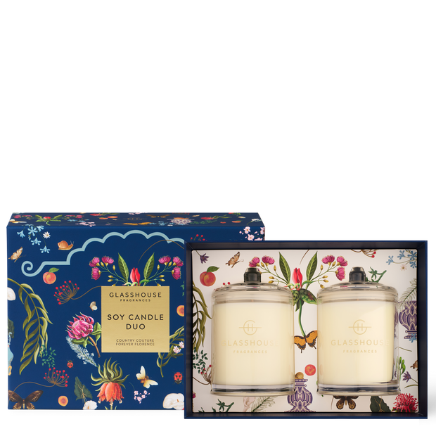 Glasshouse - Country Couture - Soy Candle Duo