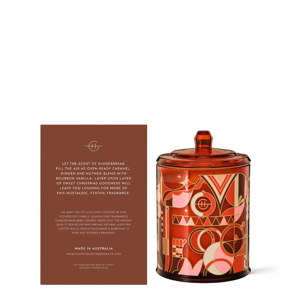 Glasshouse - Christmas 2024 - Gingerbread House 380g Candle