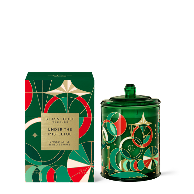 Glasshouse - Christmas 2024 - Under The Mistletoe 380g Candle