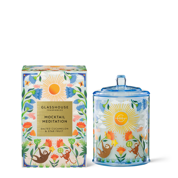 Glasshouse - Summer Refresh - Mocktail Meditation 380g Candle