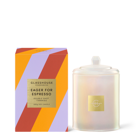 Glasshouse - Eager For Espresso - 380g Triple Scented Soy Candle