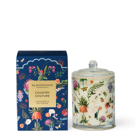 Glasshouse - Country Couture - 380g Triple Scented Soy Candle