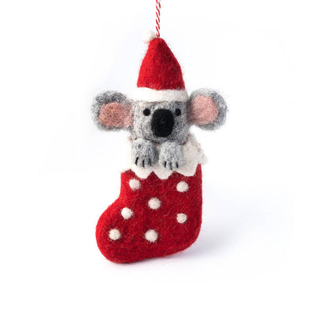 Vevoke - Christmas Decor - Koala Stocking