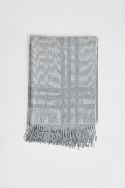 Holiday Collective - Cally Scarf - Light Grey