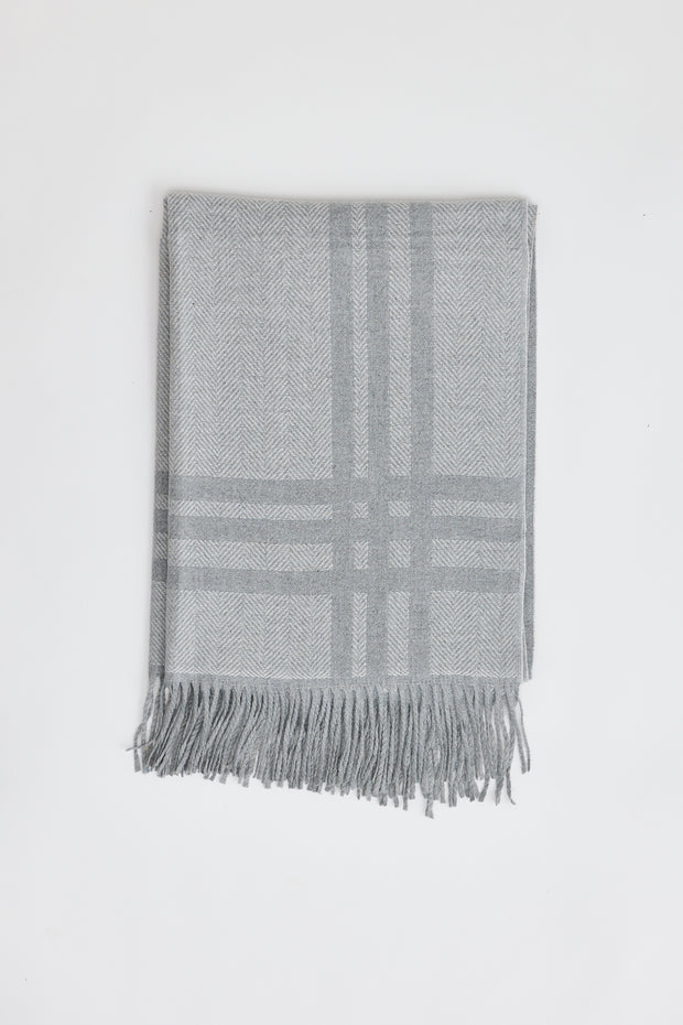 Holiday Collective - Cally Scarf - Light Grey