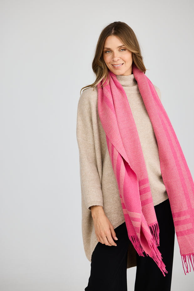 Holiday Collective - Cally Scarf - Pink