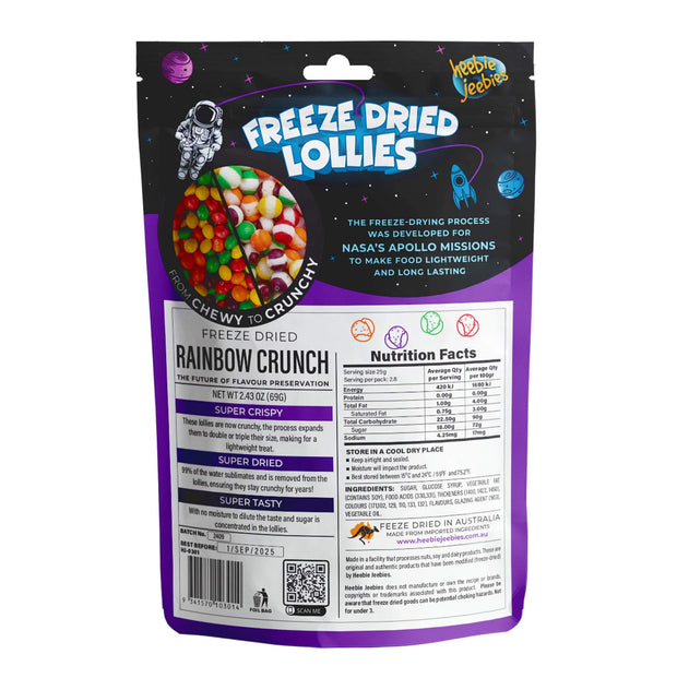 Freeze Dried Lollies - Rainbow Crunch