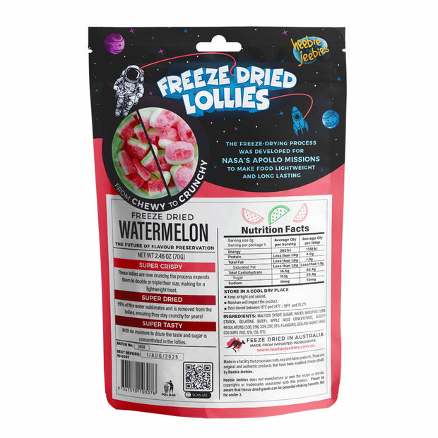 Freeze Dried Lollies - Sour Watermelon