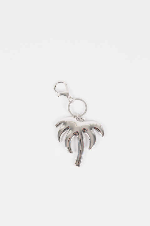 Holiday Collective - Palm Tree Key Ring - Silver