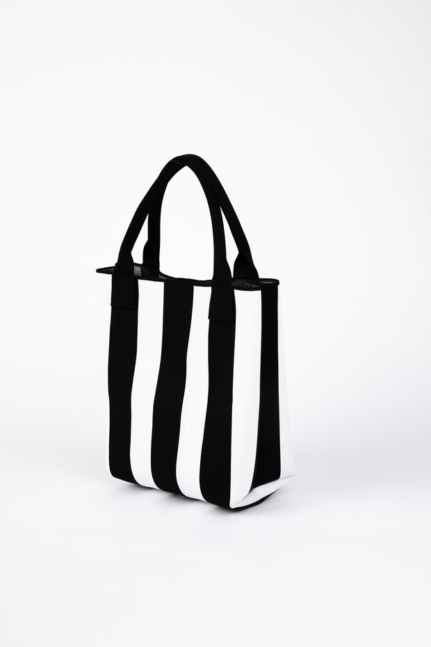 Holiday Collective - Rundle Tote - White & Black