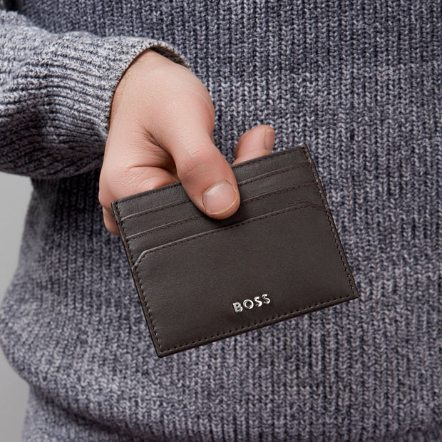 Hugo Boss - Card Holder Classic Smooth Brown