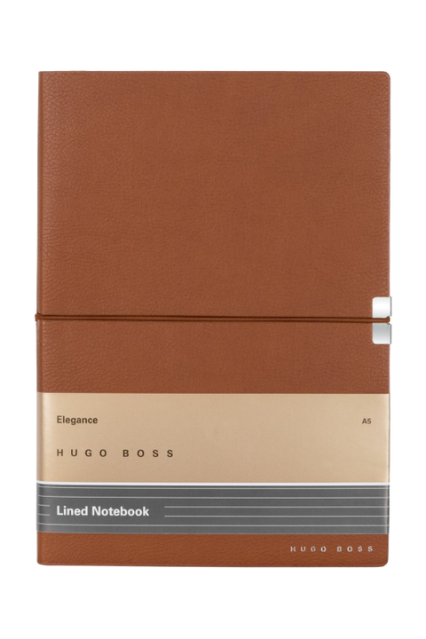 Hugo Boss Notebook - Rust Elegance