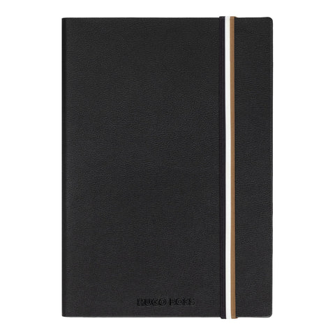 Hugo Boss - Notebook A5 Iconic Black Lined