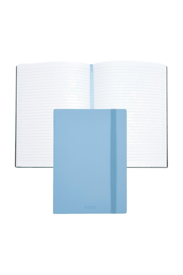 Hugo Boss - Notebook A5 Lined Pastel Classic Light Blue