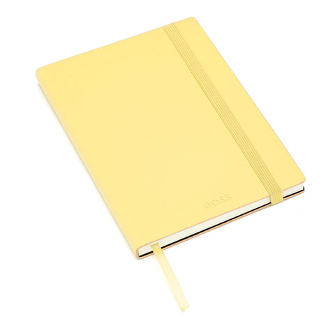 Hugo Boss - Notebook A5 Lined Pastel Classic Light Yellow