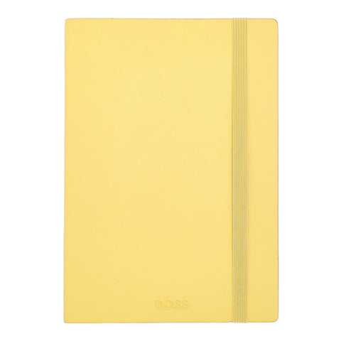 Hugo Boss - Notebook A5 Lined Pastel Classic Light Yellow