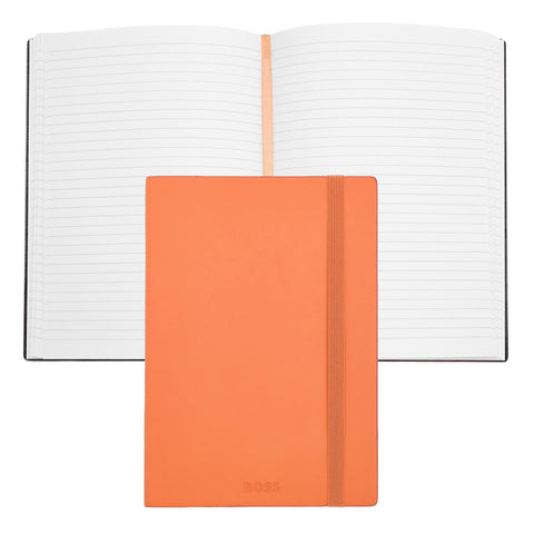 Hugo Boss - Notebook A5 Lined Pastel Classic Light Orange