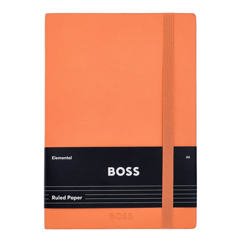 Hugo Boss - Notebook A5 Lined Pastel Classic Light Orange