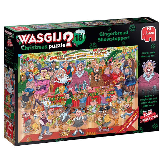 Wasgij: Christmas #22 Gingerbread Showstopper! Puzzle 1000pc