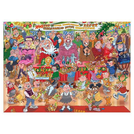 Wasgij: Christmas #22 Gingerbread Showstopper! Puzzle 1000pc