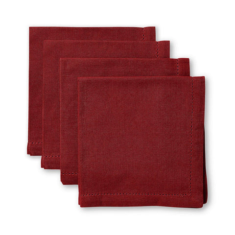 Madras Link - Jetty Berry Red Napkin Set of 4