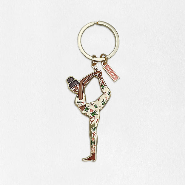 Yoga Keychain