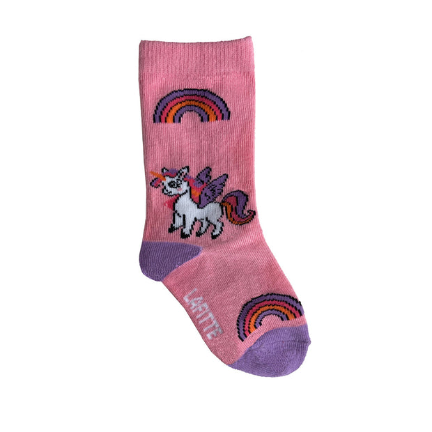 Lafitte Kids Socks - Unicorn Socks - Pastel 2-3 Years