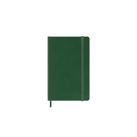 Moleskine - 2025 - 12 Month Daily Hard Cover Diary - Pocket - Myrtle Green