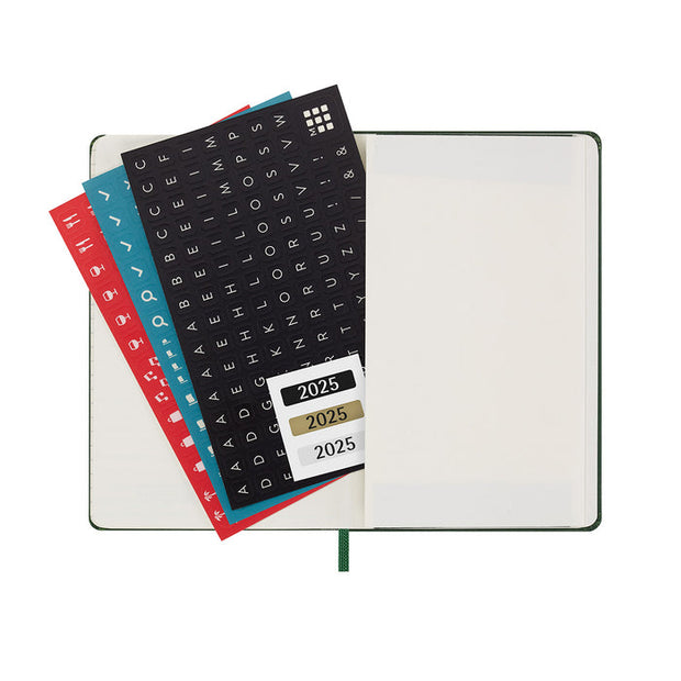 Moleskine - 2025 - 12 Month Daily Hard Cover Diary - Pocket - Myrtle Green