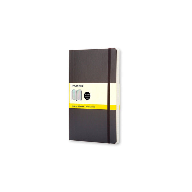 Moleskine - Classic Soft Cover Notebook - Pocket - Squared - Black