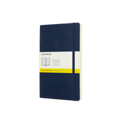 Moleskine - Classic Soft Cover Notebook - Large - Squared - Sapphire Blue