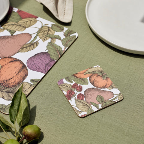 Madras Link - Orchard Square Coaster Set 4