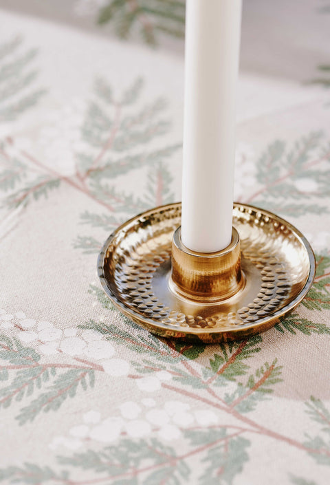 Madras Link - Gold Candle Holder 9.5x3.5cm