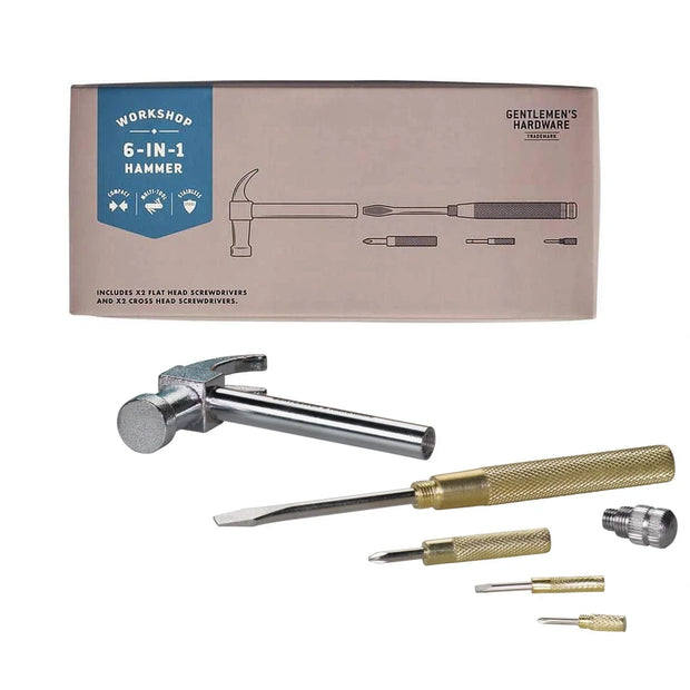 Gentlemen's Hardware - Hammer Multi-Tool 6 in 1 Craft