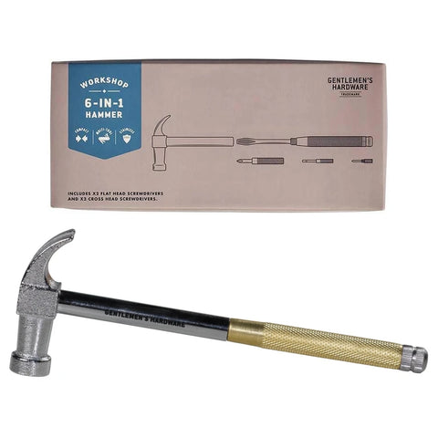 Gentlemen's Hardware - Hammer Multi-Tool 6 in 1 Craft