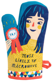 Blue Q - Most Likely To Microwave - Oven Mitt