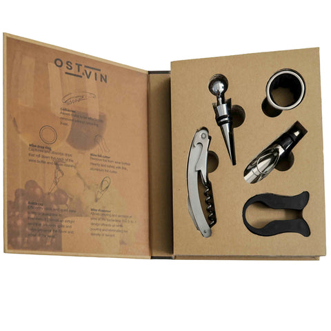 Ost & Vin - 5PC Wine Connoisseur Set 20x17