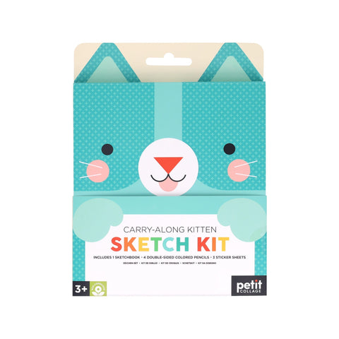 Petit Collage - Carry-Along Kitten Sketch Kit