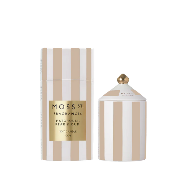 Moss St. Fragrances - Patchouli, Pear & Oud Ceramic Candle 100ml