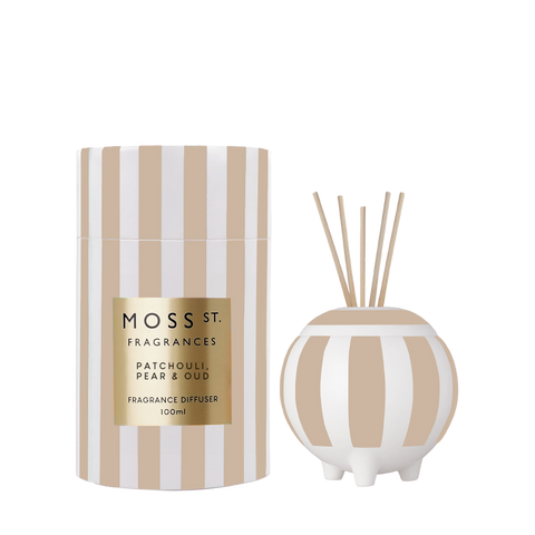 Moss St. Fragrances - Patchouli, Pear & Oud Ceramic Diffuser 100ml