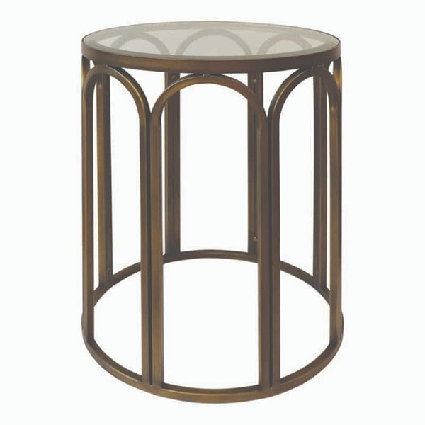 *FLOOR STOCK - Picadilly Brass Side Table