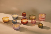 Paddywax - Ribbed Borosilicate Glass Candle 12oz - Desert Peach