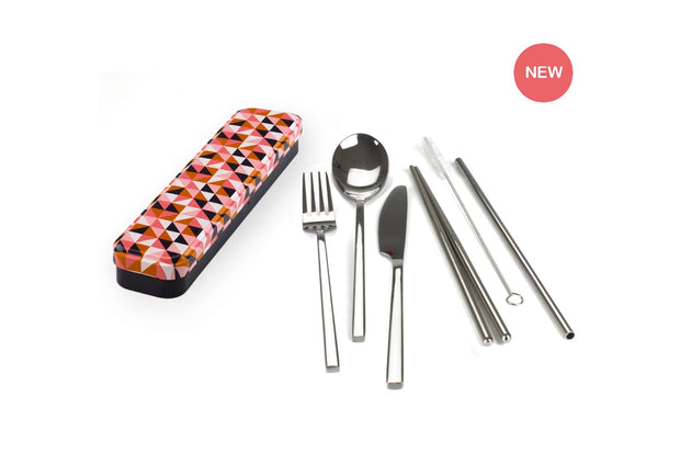 Retro Kitchen - Carry Your Cutlery - Geometric