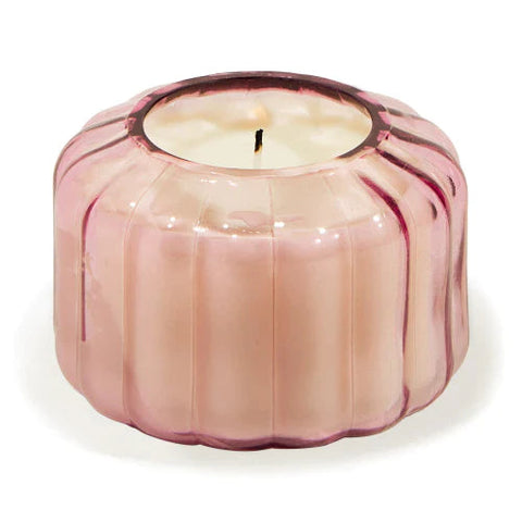 Paddywax - Ribbed Glass Candle 4.5oz - Desert Peach