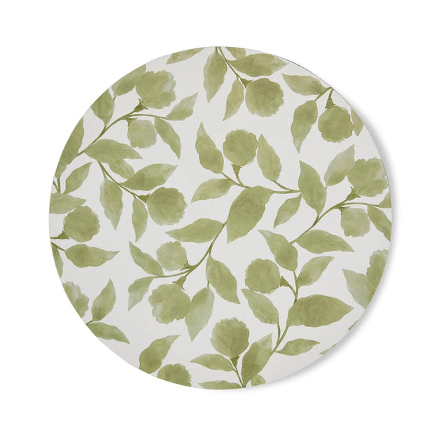 Madras Link - Riviera Green Round Placemat - Set of 4