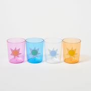 Sunnylife - Poolside Highball Tumbler - Utopia - Multi - Set of 4